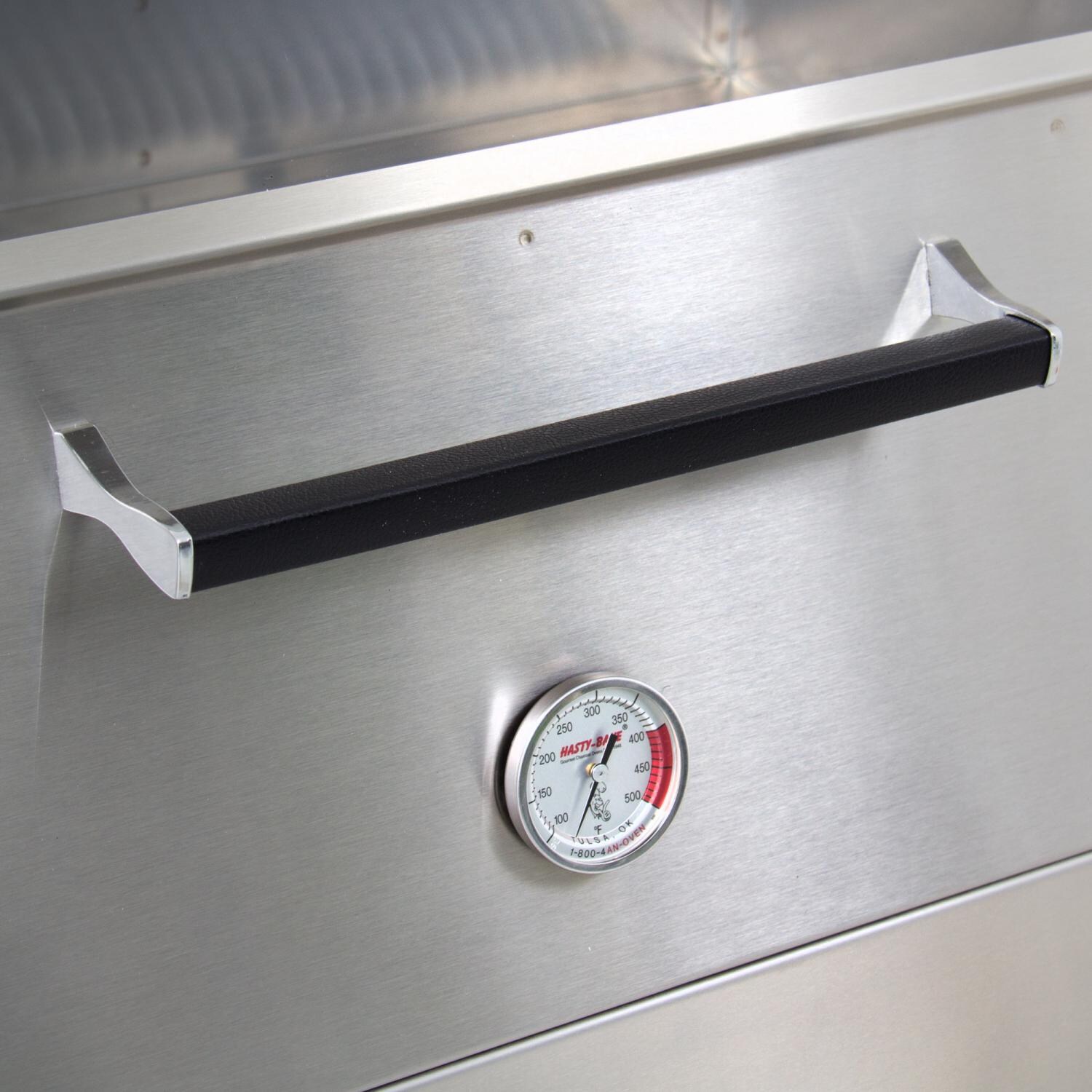 Hasty-Bake Gourmet Stainless Steel Charcoal Grill - Hood Handle thumbnail