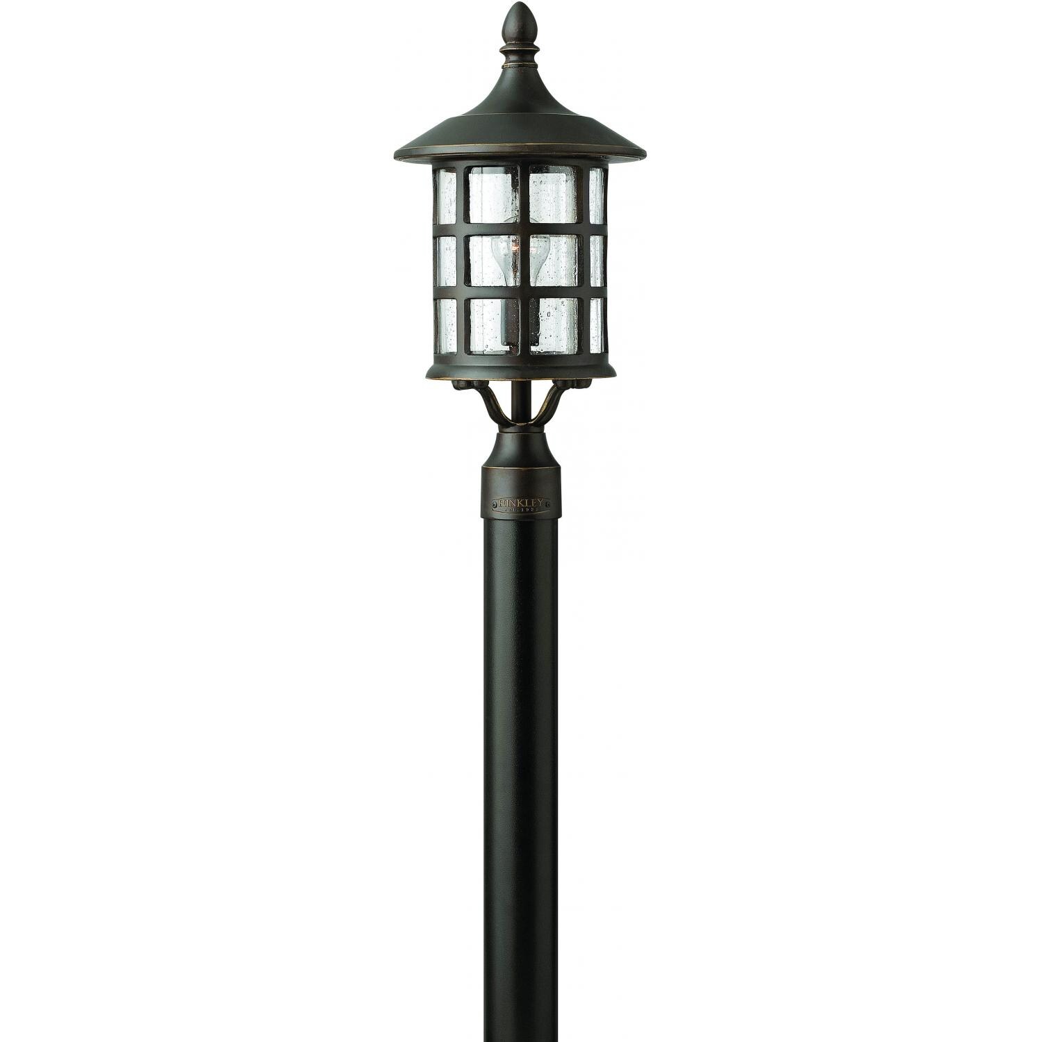 Hinkley Lighting Freeport One Light 20-Inch LED Outdoor Post Light - Oil Rubbed Bronze - 1801OZ-LED