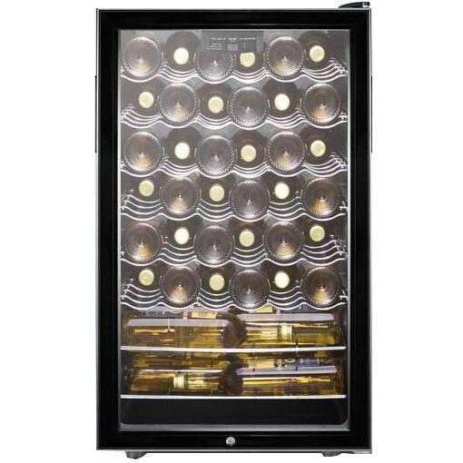 Summit SWC525L 42 Bottle Freestanding Wine Cooler - Stocked View thumbnail
