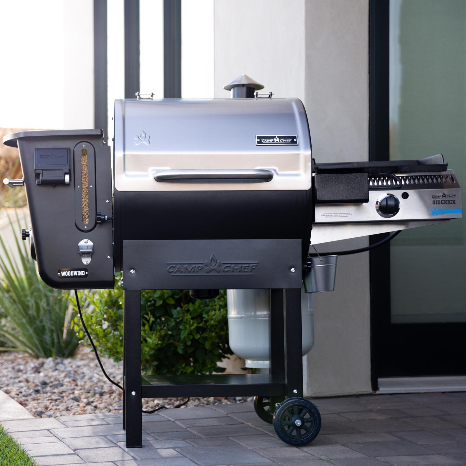 Camp Chef PG24XRSK 24-Inch WiFi Woodwind Pellet Grill With Sidekick - Lifestyle thumbnail