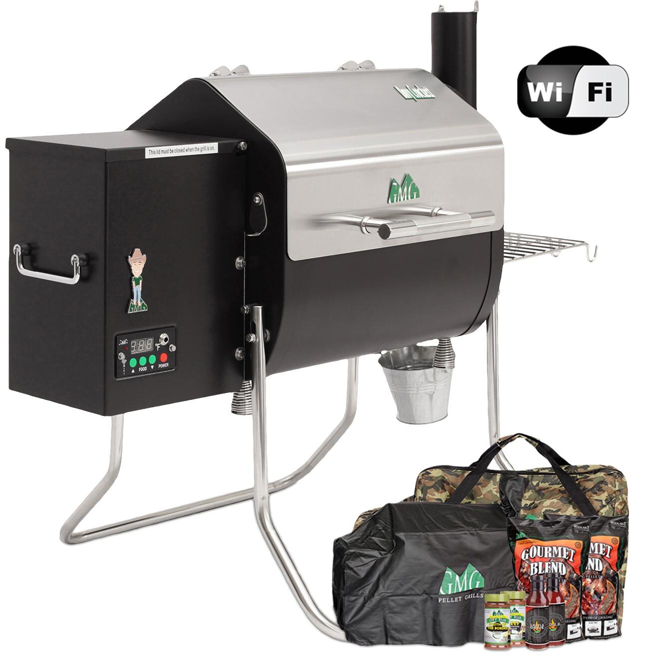 Green Mountain Grills Davy Crockett WiFi Controlled Portable Pellet