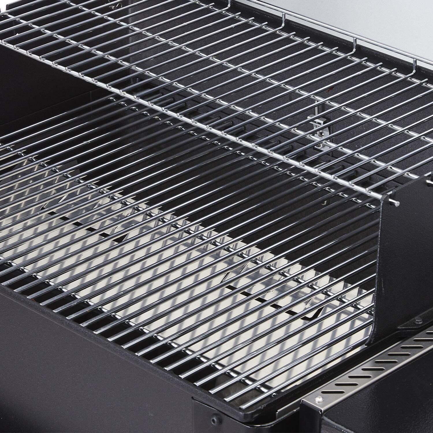 Weber 1500120 Searwood 600 Porcelain Coated Steel Pellet Grill - Grates - Close Up View - Detail thumbnail