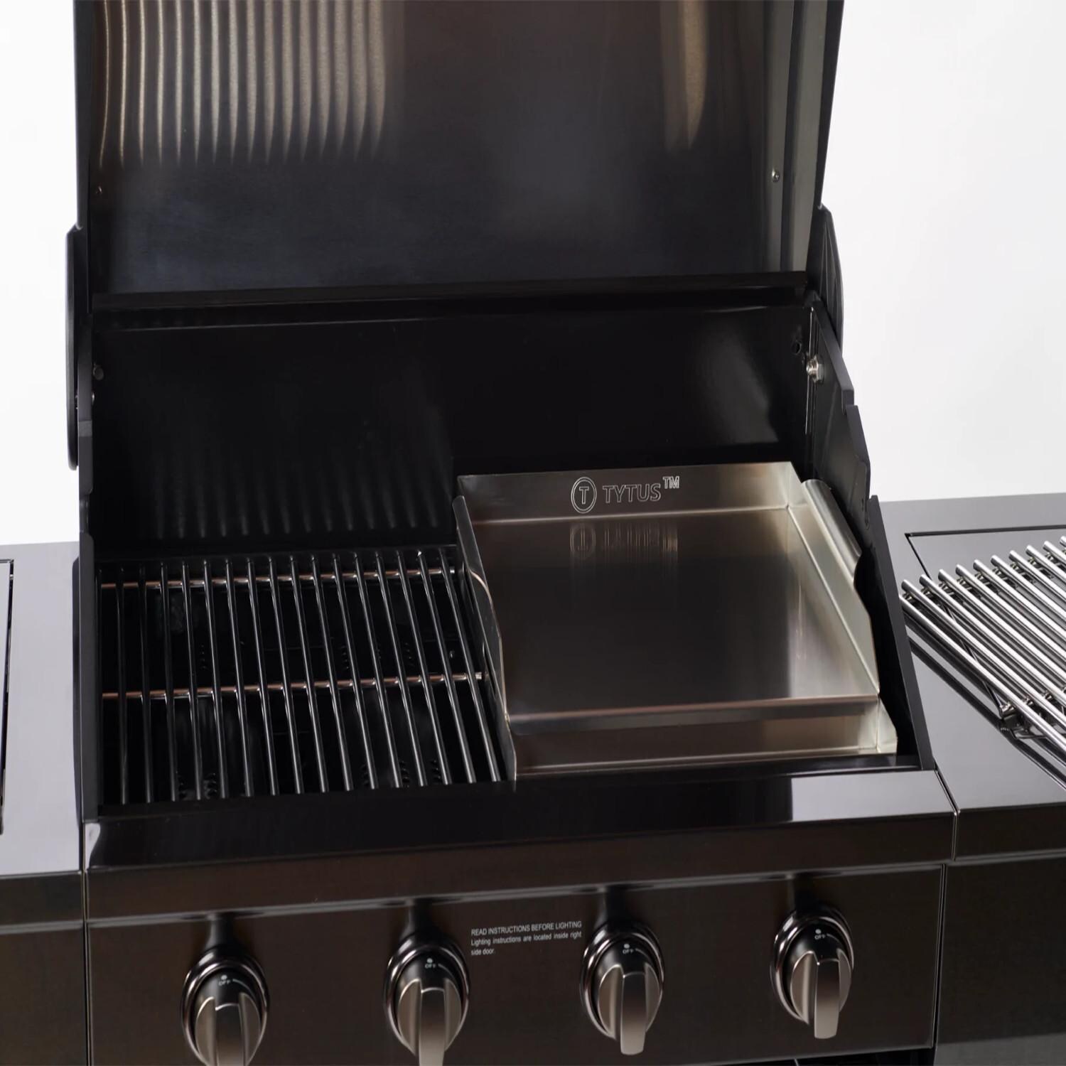 TYTUS A10005 304 Stainless Steel Griddle - On Grill thumbnail