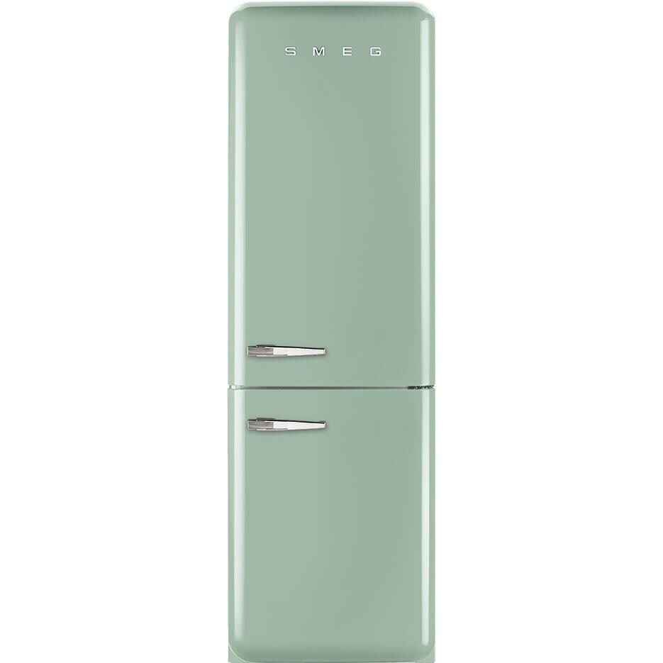 Smeg 50s Retro Style 11.7 Cubic-Foot Refrigerator With Automatic Bottom Freezer - Pastel Green - Right Hinge - FAB32UPGRN thumbnail