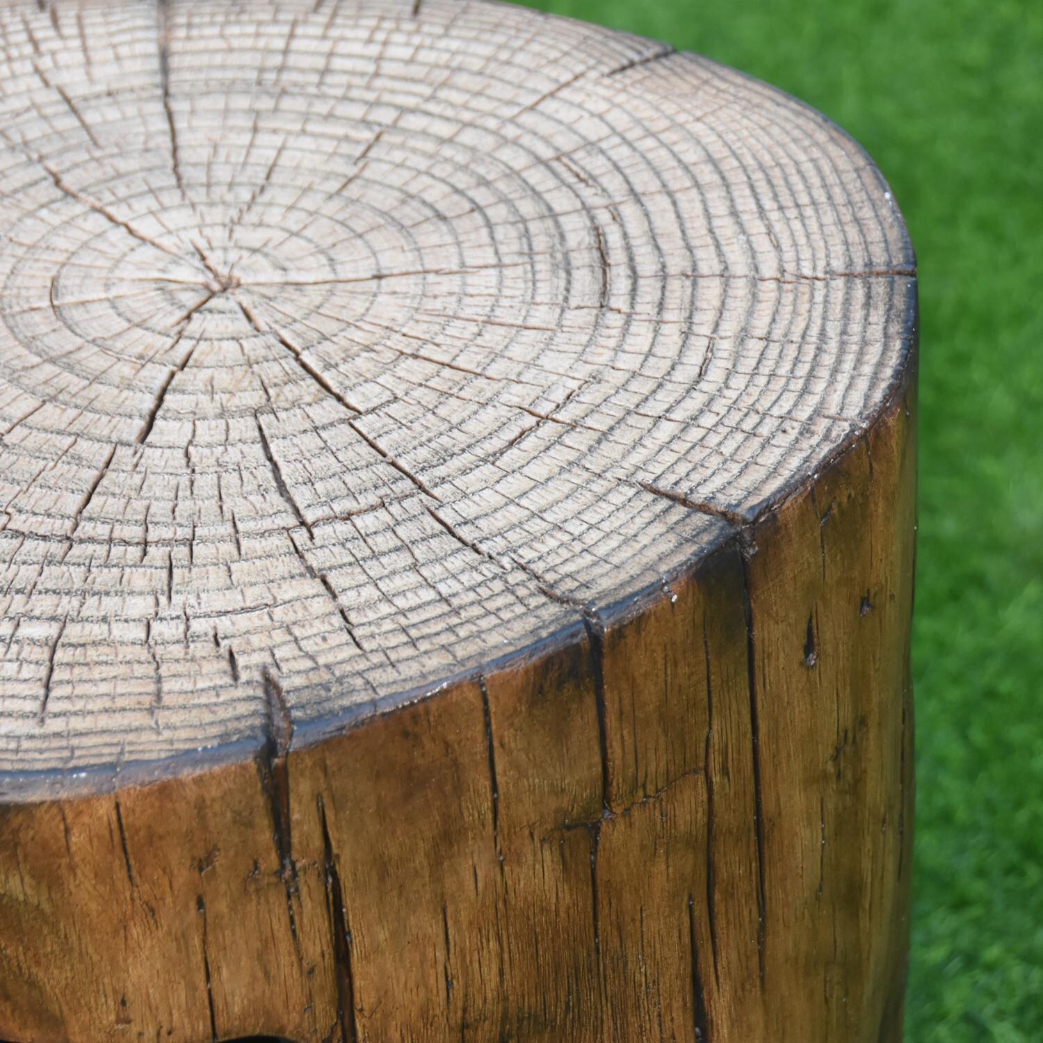 Elementi ONB01-118RW Propane Tank Cover - Redwood - From Above - Detail thumbnail