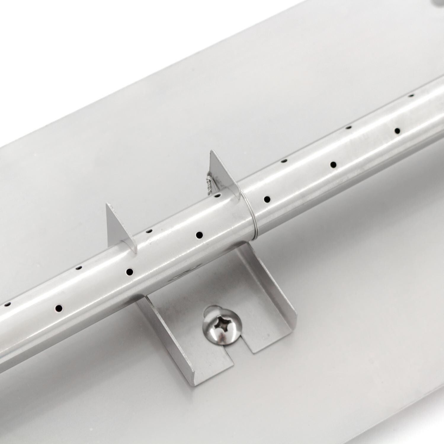 BBQGuys Signature Series 36-Inch Natural Gas Flat Linear Pan With T-Burner - Burner Detail thumbnail