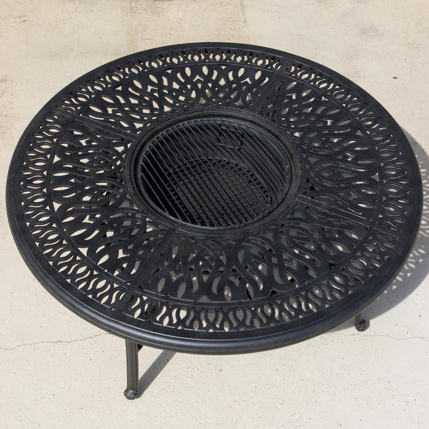 52-Inch Round BBQ/Fire Pit Table By Lakeview Outdoor Designs - Shown As BBQ Grill/Fire Pit thumbnail