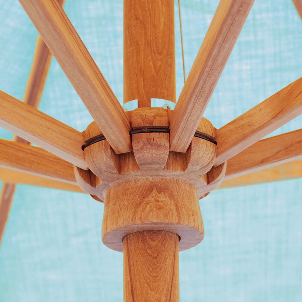 Galtech 9 Ft. Octagonal Patio Umbrella W/ Crank Lift - Hub Detail thumbnail