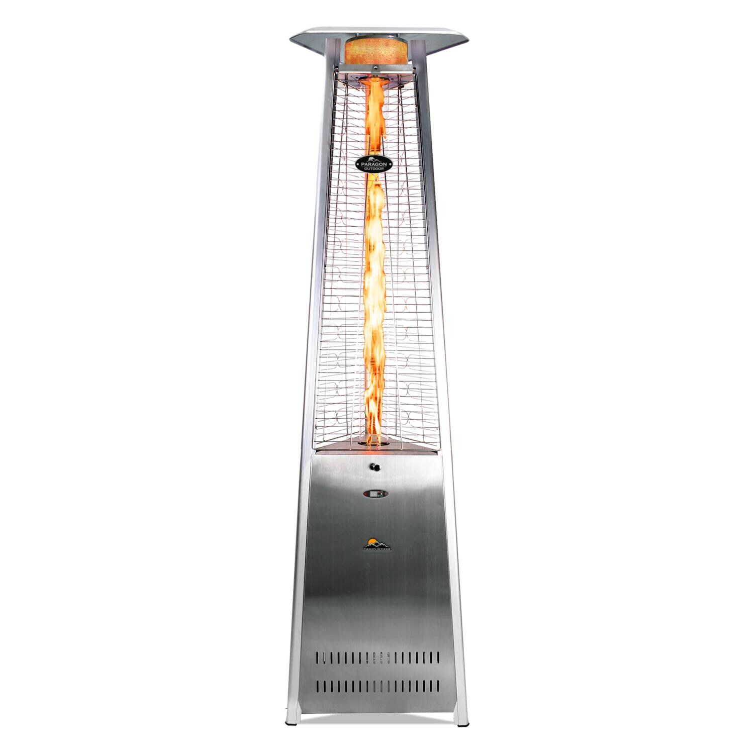 Paragon Outdoor Rise 42,000 BTU Propane Gas Flame Tower Heater - Stainless Steel - OH-R856S