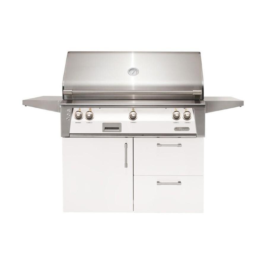 Alfresco Grills ALXE-42CD-NG-SM9003 Alfresco ALXE 42-Inch Freestanding Natural Gas Grill On Deluxe Cart With Rotisserie in Signal White Matte thumbnail