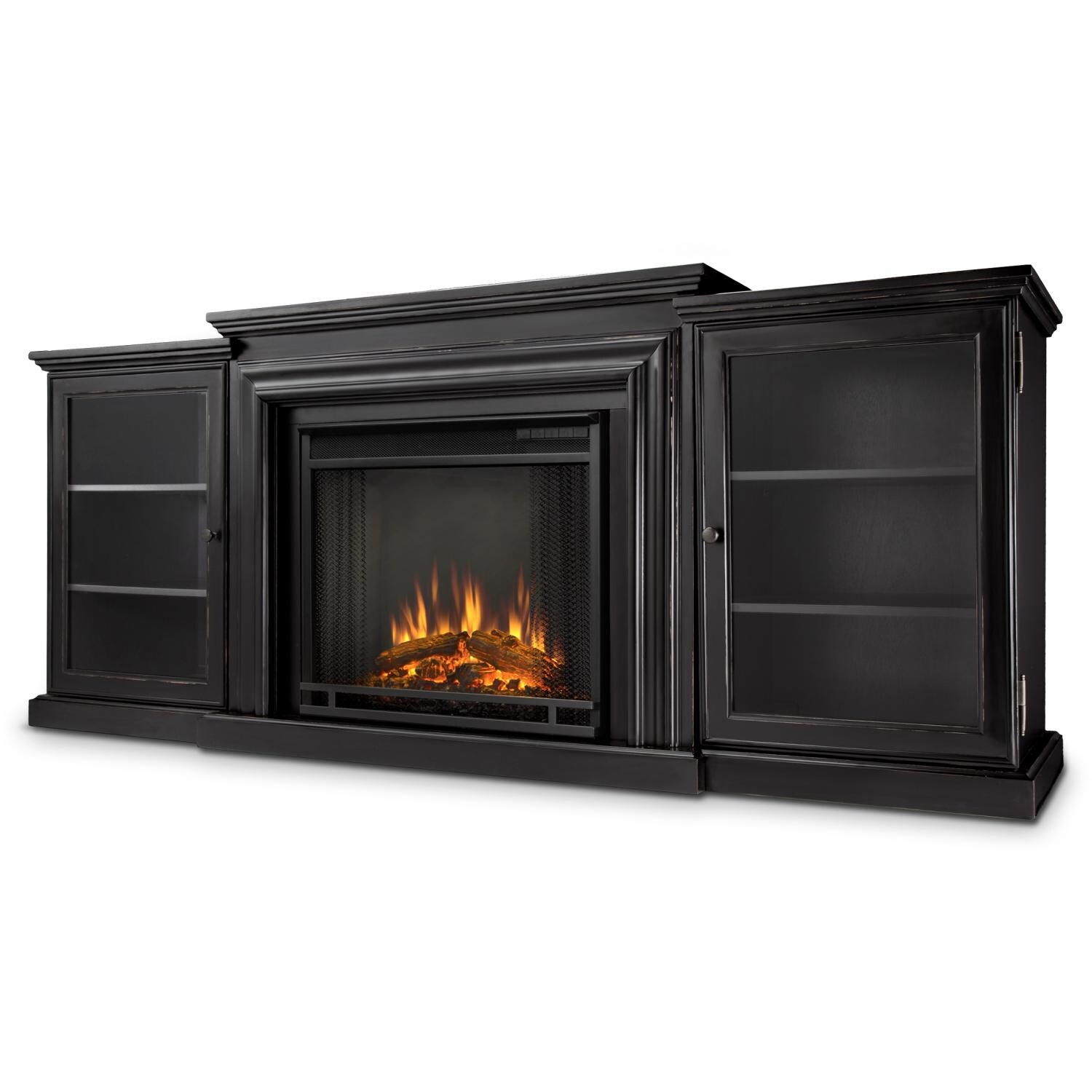 Real Flame Frederick 72Inch Electric Fireplace Entertainment Center