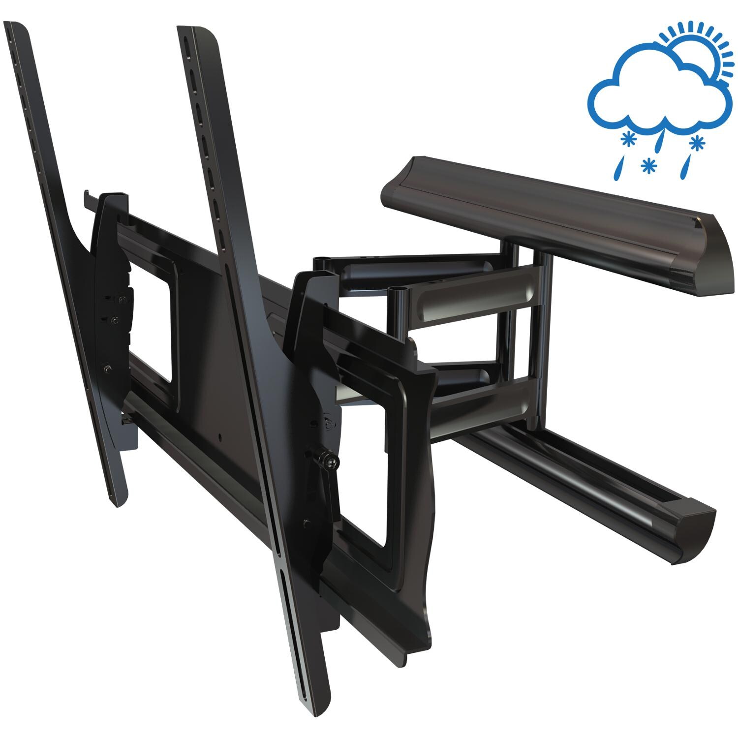 Sealoc Outdoor Full Motion Mount for 37 - 75 Inch Displays - Black