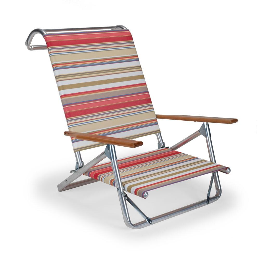 Original Mini-Sun Folding Aluminum Beach Chair By Telescope Casual - Fiesta thumbnail