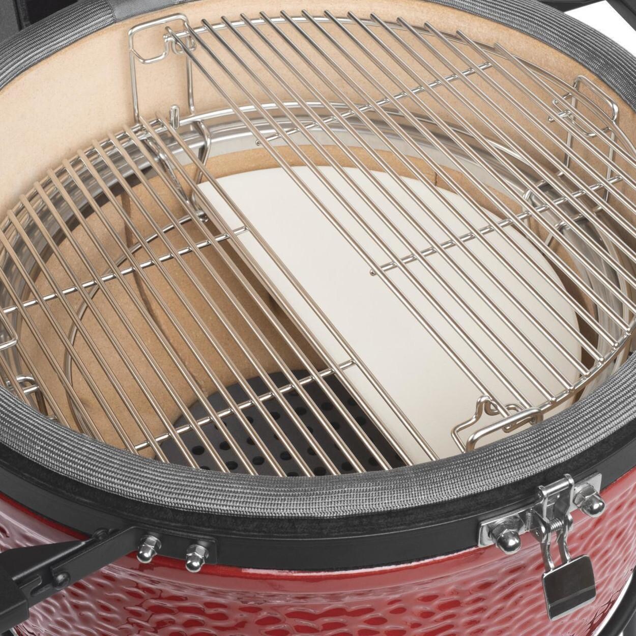 Kamado Joe Big Joe II 24-Inch Stand-Alone Ceramic Grill - Divide & Conquer Flexible Cooking System thumbnail