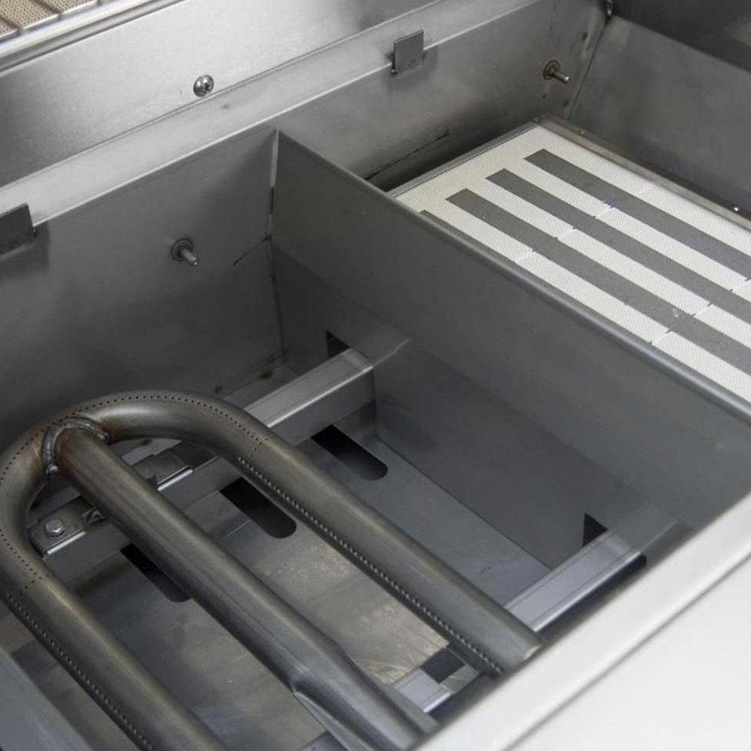 Lynx Sedona 30 Inch Propane Grill On Cart w/ Rotisserie, One ProSear, & One SS Tube Burner - Stainless Steel Burner and ProSear Burner - Detail thumbnail