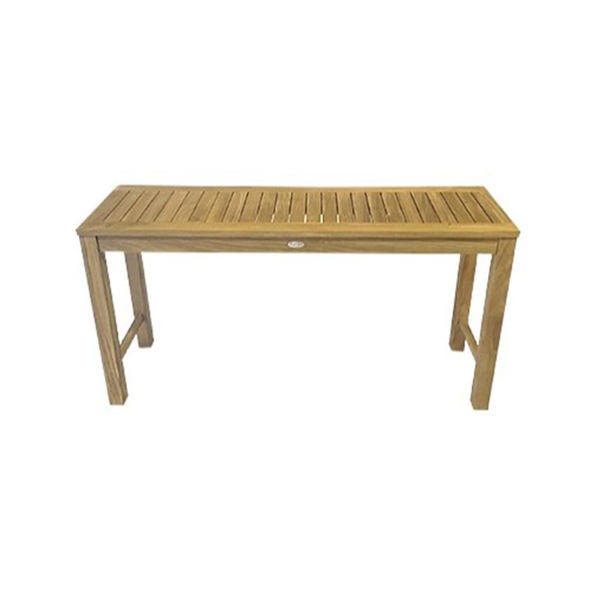 Royal Teak Collection CTB Admiral 60 Inch Teak Console Table - Table - White Background thumbnail