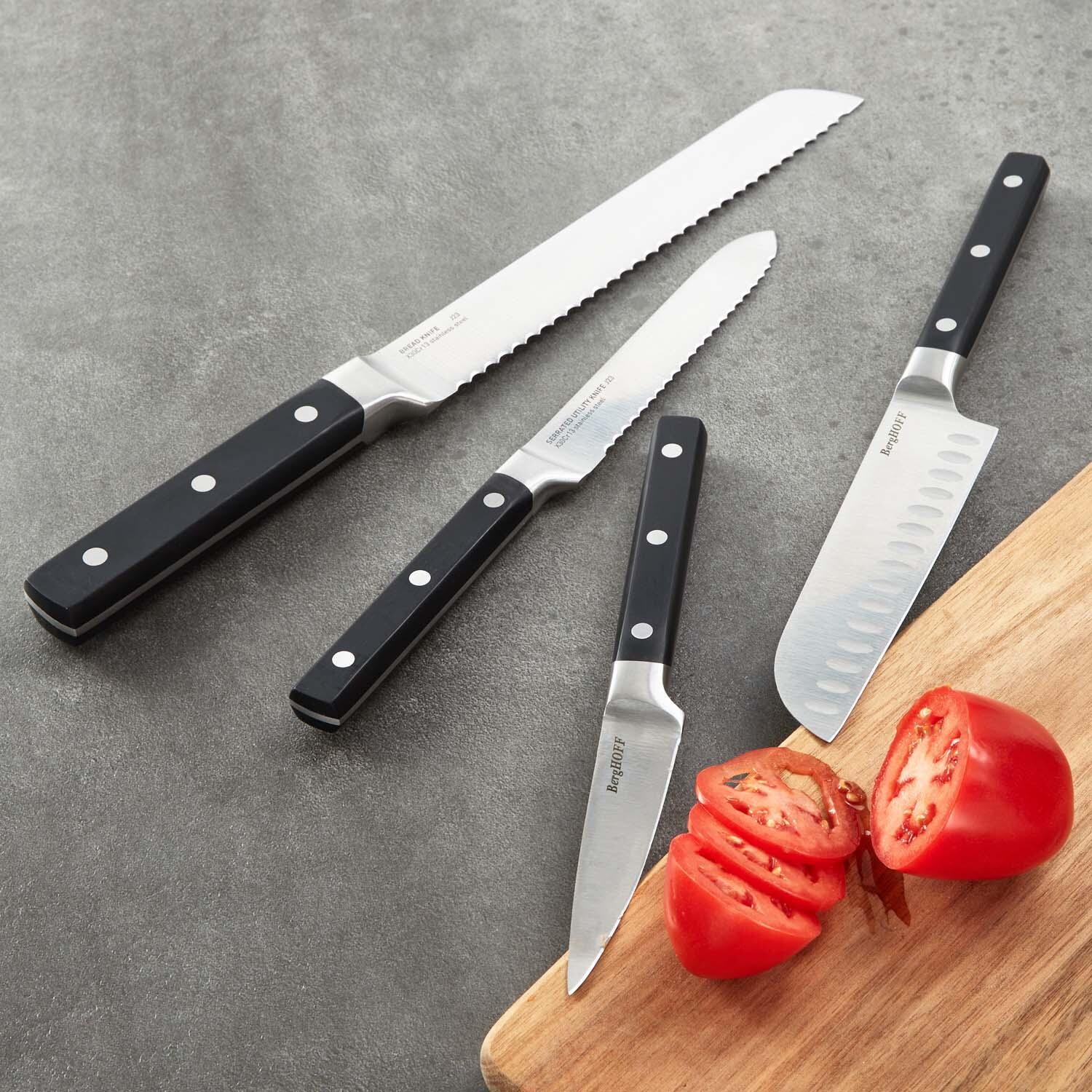 BergHOFF DiNA Gene 4 Pc Stainless Steel Knife Set - Lifestyle thumbnail