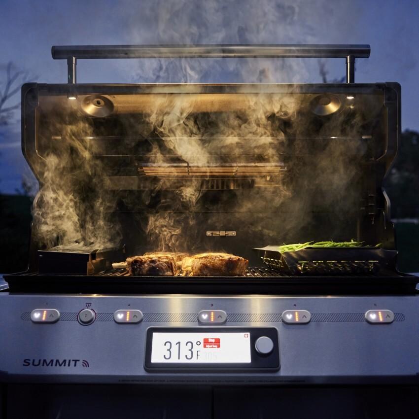 Weber 1500052 Summit Smart FS38X S Propane Grill - Stainless Steel - Grill Lights - Detail thumbnail