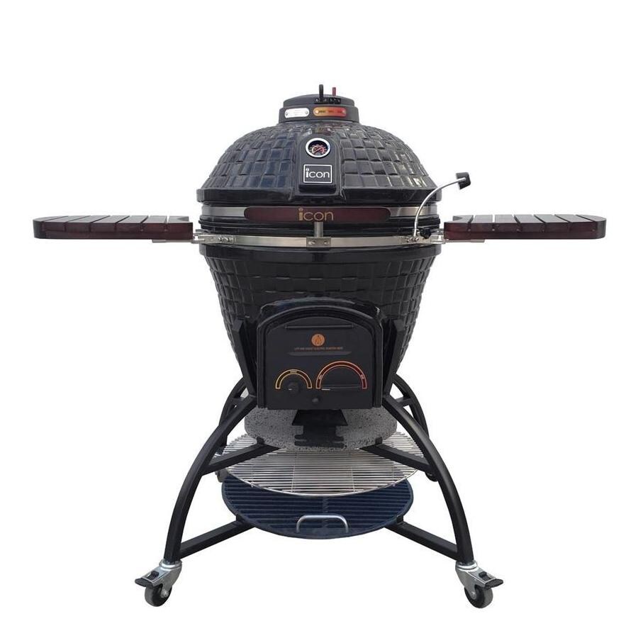 Icon Grills 700 Series 714 Sq. Inch Kamado Grill W/ Storage Cart