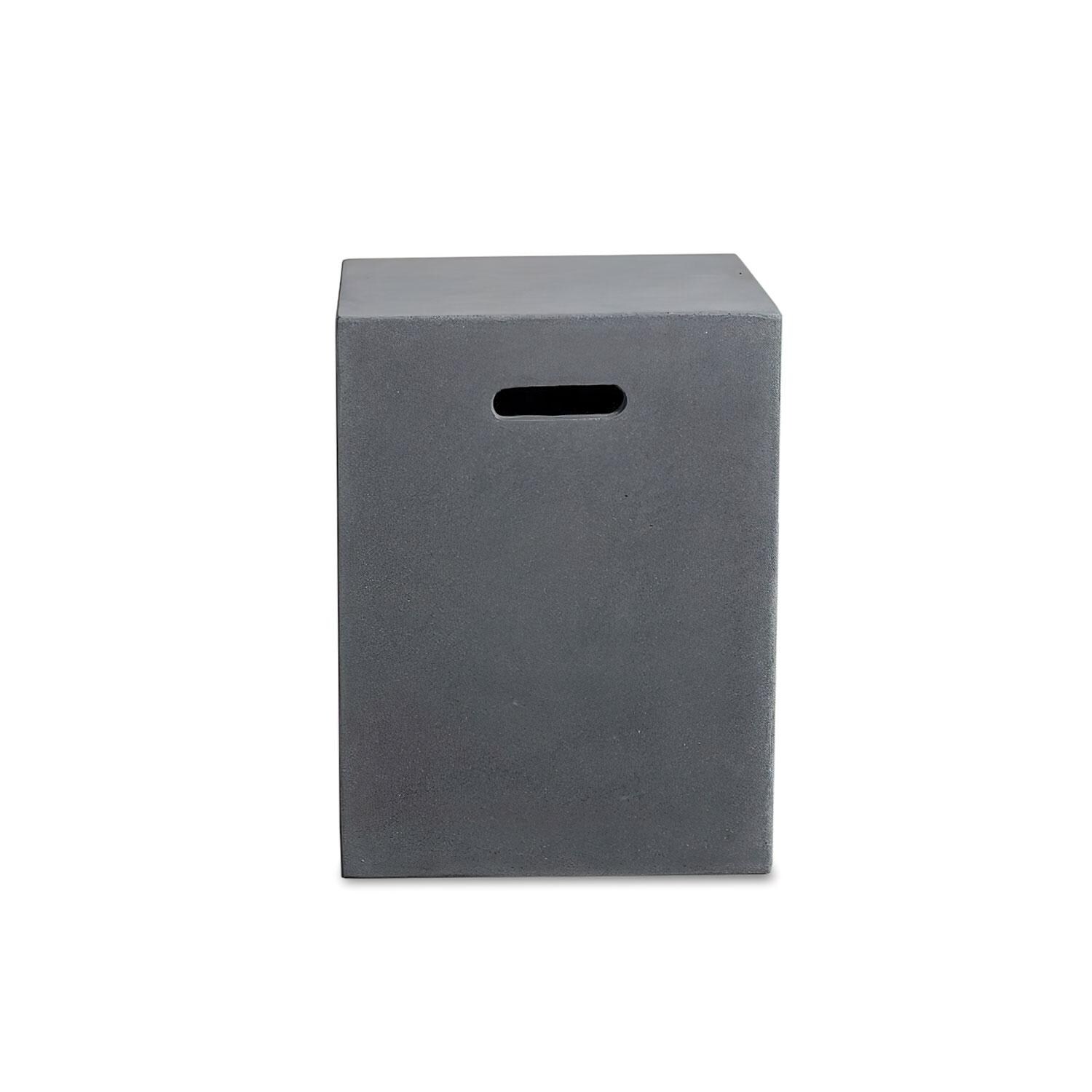 Glenwood 16-in Square Propane Tank Cover in Natural Gray by Lakeview Outdoor Designs