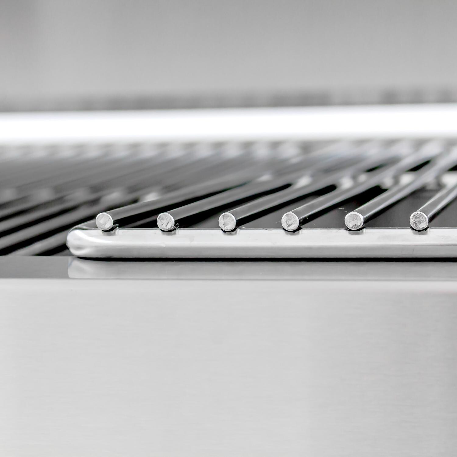 Cajun Grill Preaux 36-Inch Built-In Charcoal Grill - Stainless Steel Cooking Grate Rod Detail thumbnail