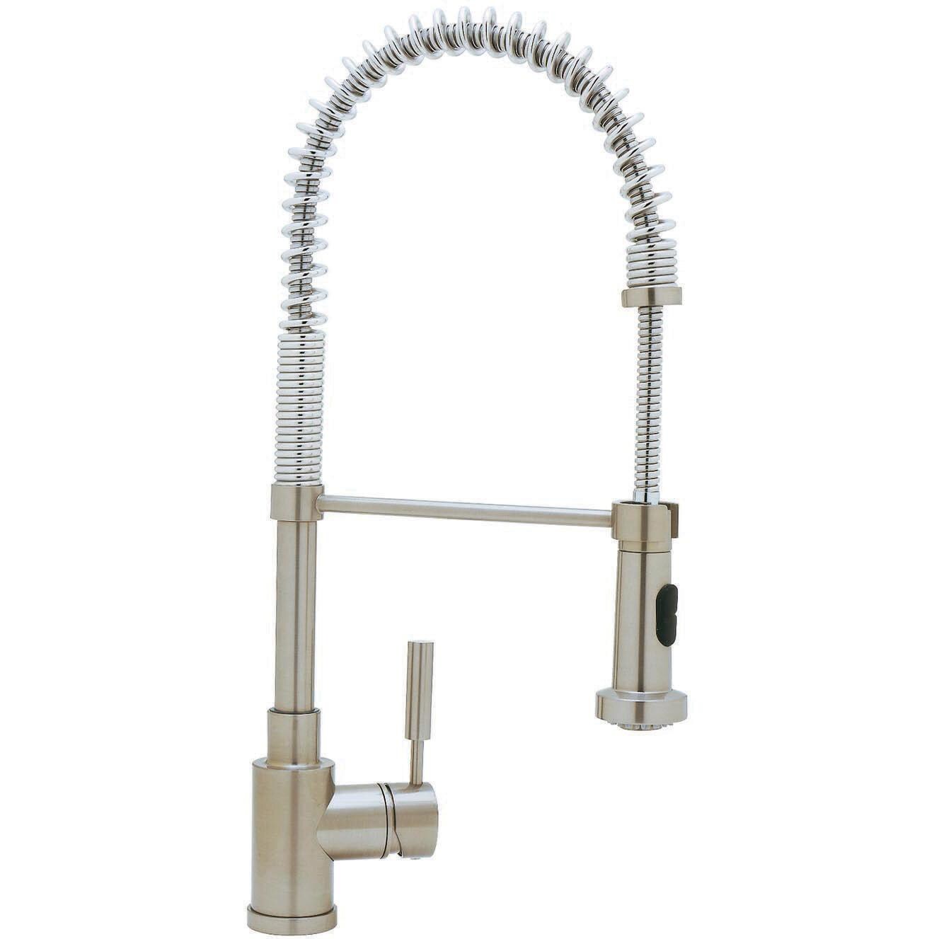 Blanco Meridian Semi-Professional Single Handle Pre-Rinse Kitchen Faucet - Satin Nickel - 440557