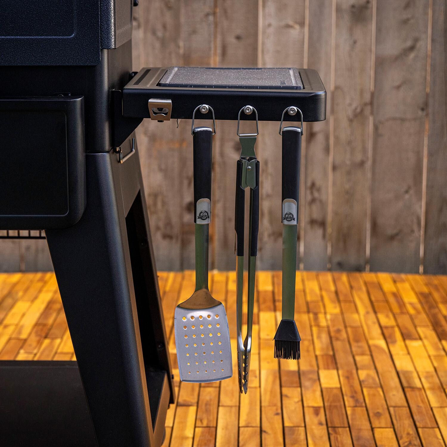 Pit Boss 11112 Navigator 1300 Connected Grill - Bottle Opener & Hooks - Detail thumbnail