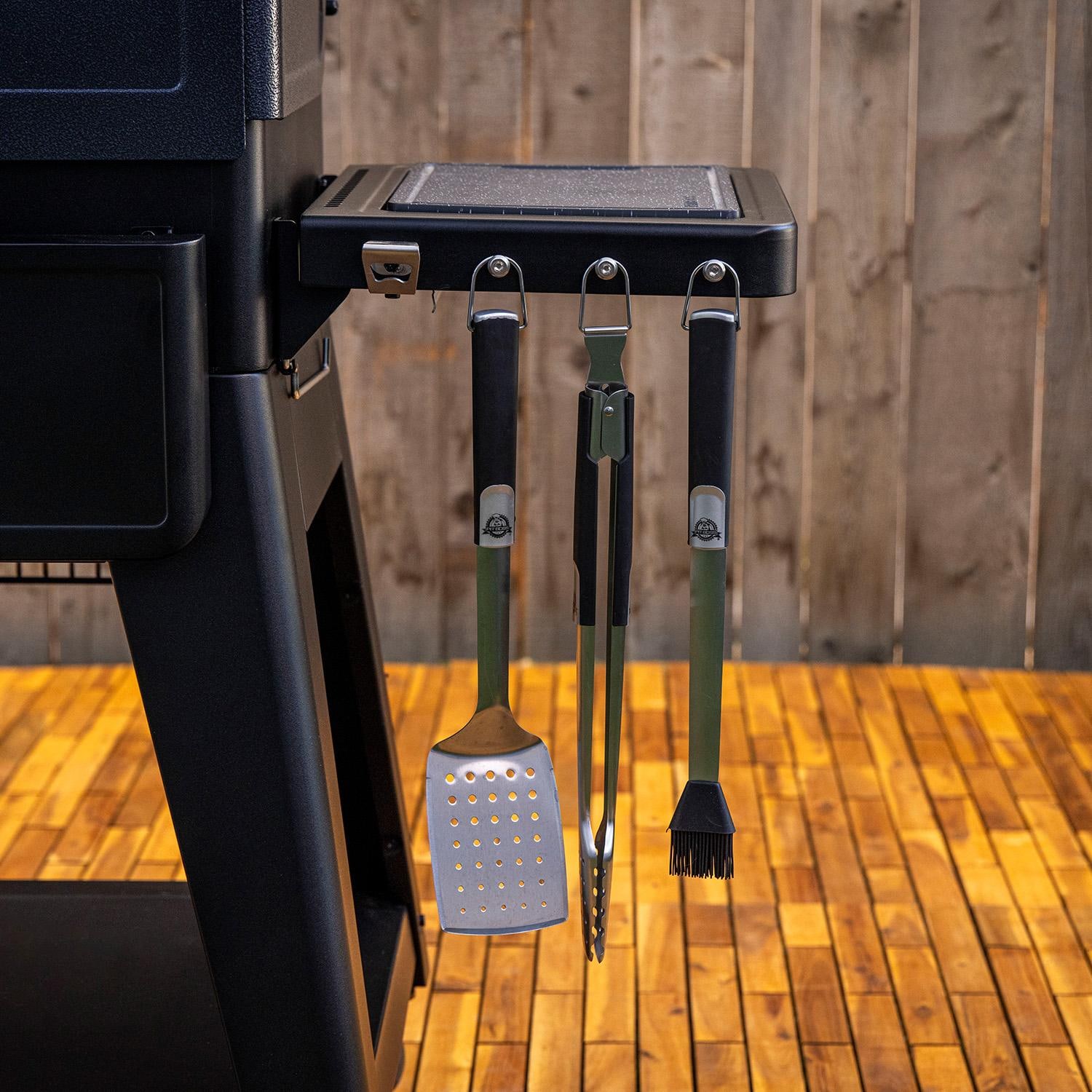 Pit Boss 11112 Navigator 1300 Connected Grill - Bottle Opener & Hooks - Detail thumbnail