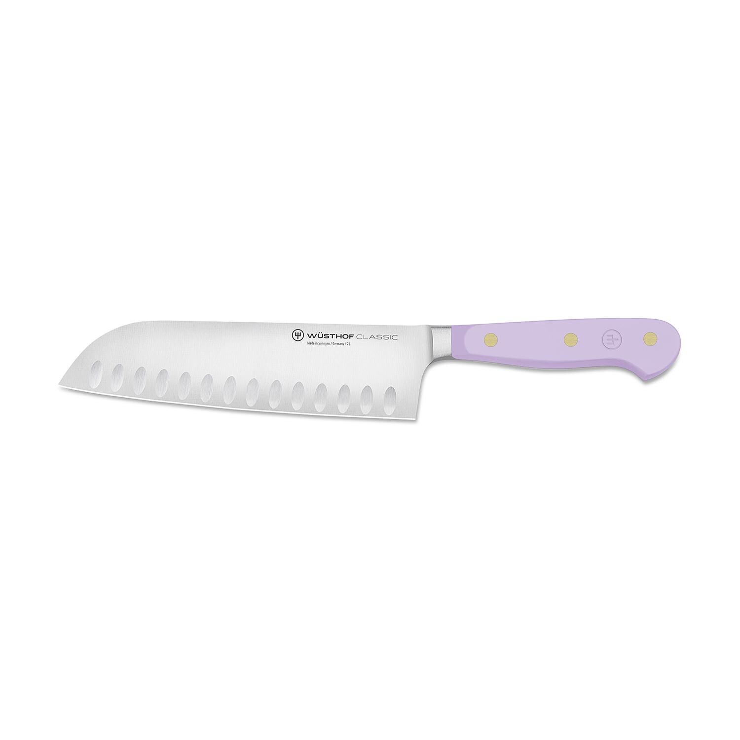 Wusthof Classic Purple Yam 7-Inch Santoku with Hollow Edge - 1061731417