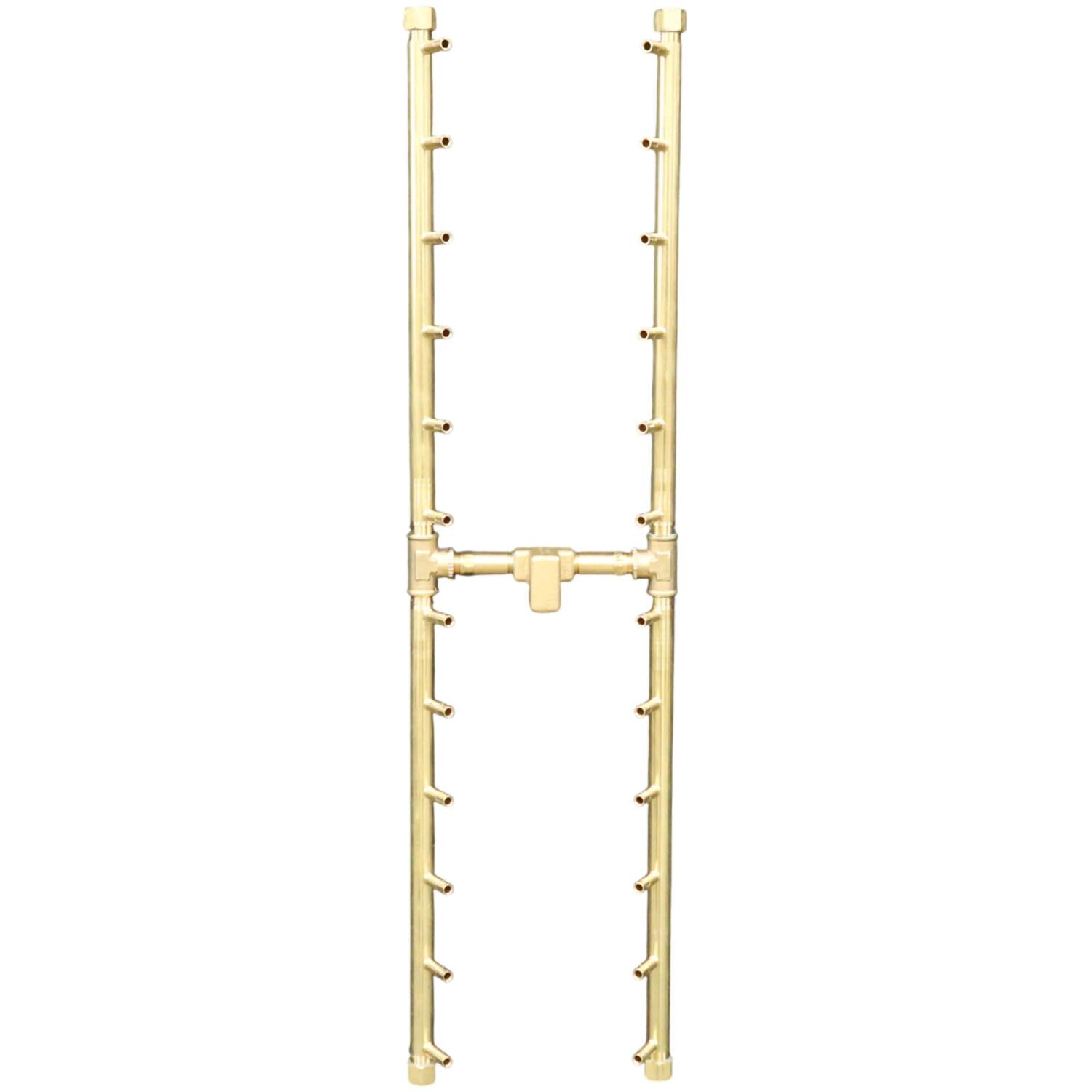 Warming Trends 36 X 9 Inch H-Style Brass Natural Gas/Propane Burner