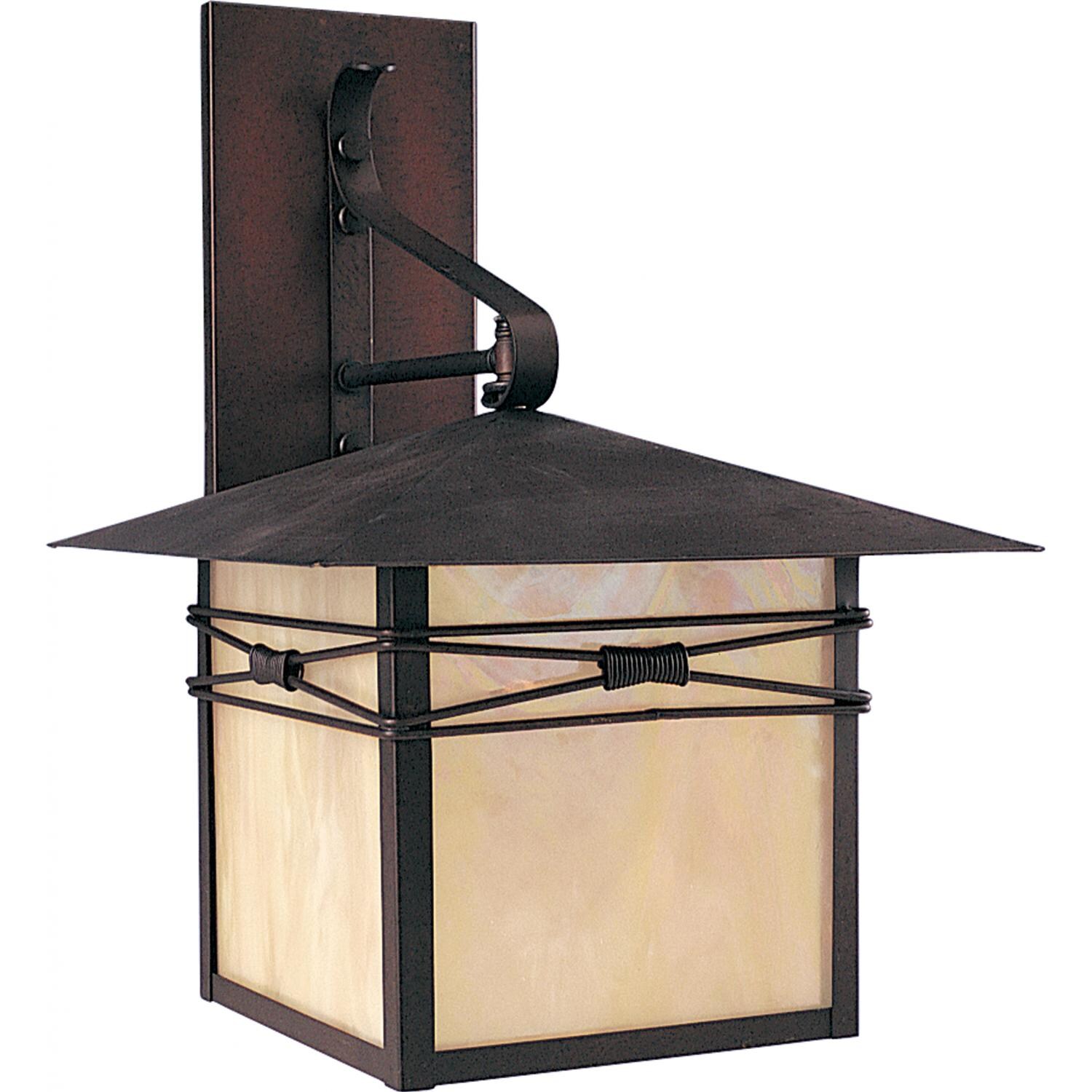 Maxim Taliesin One Light 16-Inch Outdoor Wall Light - Burnished - 8042IRBU image