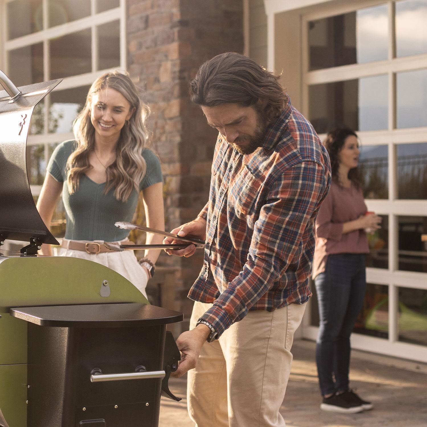 Camp Chef PG36SSG Woodwind SS 36 Pellet Grill - Grilling W/ Friends - Lifestyle thumbnail