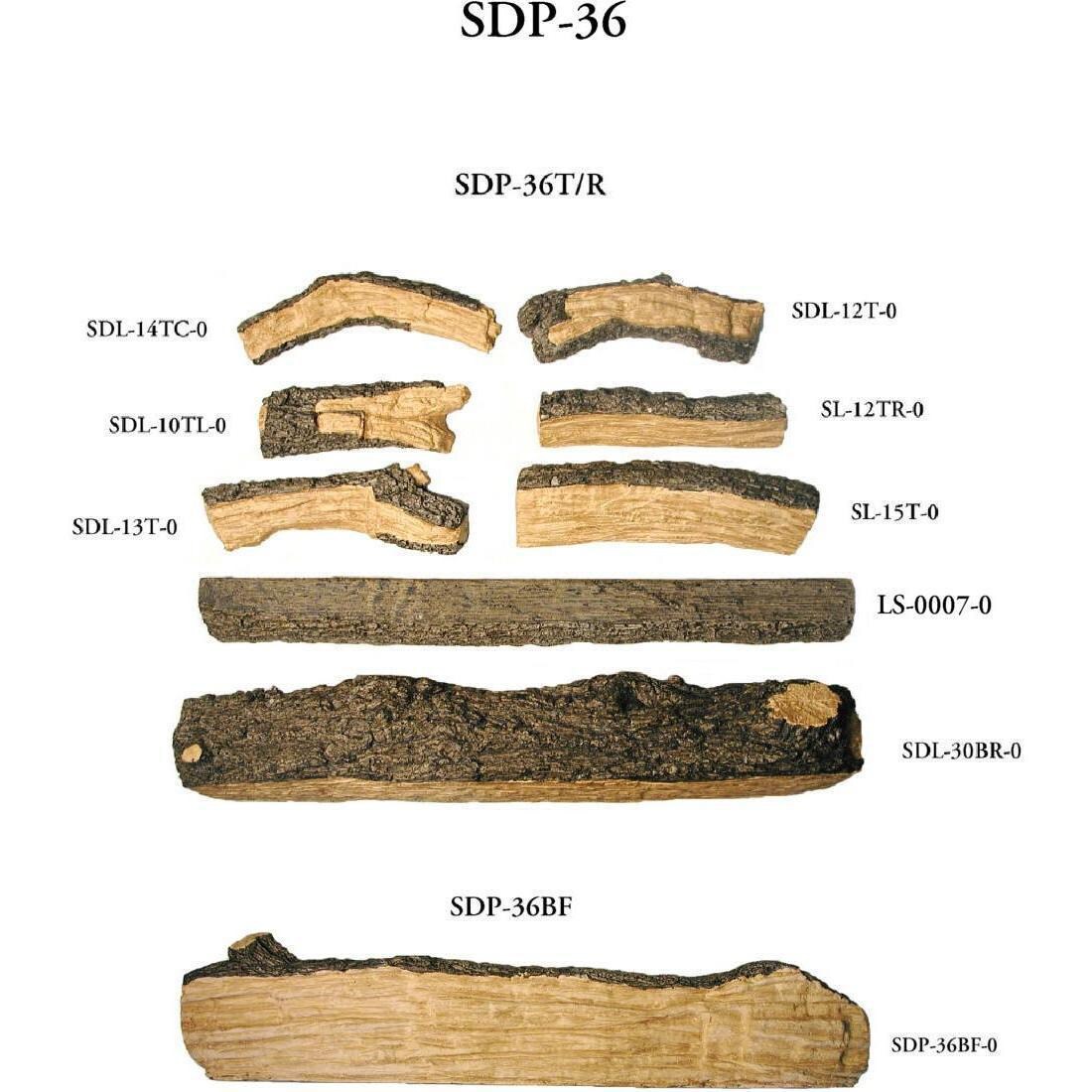 Peterson Real Fyre Split Oak Designer Plus Log Breakdown thumbnail