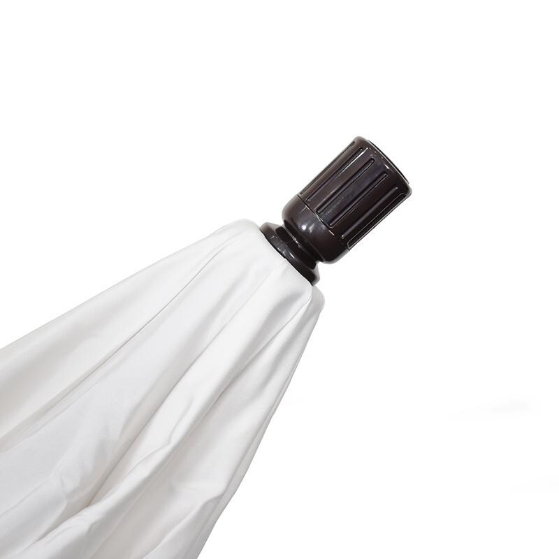 California Umbrella 9 Ft Octagonal Aluminum Collar Tilt Patio Umbrella W/ Crank Lift & Aluminum Ribs - Finial Detail thumbnail