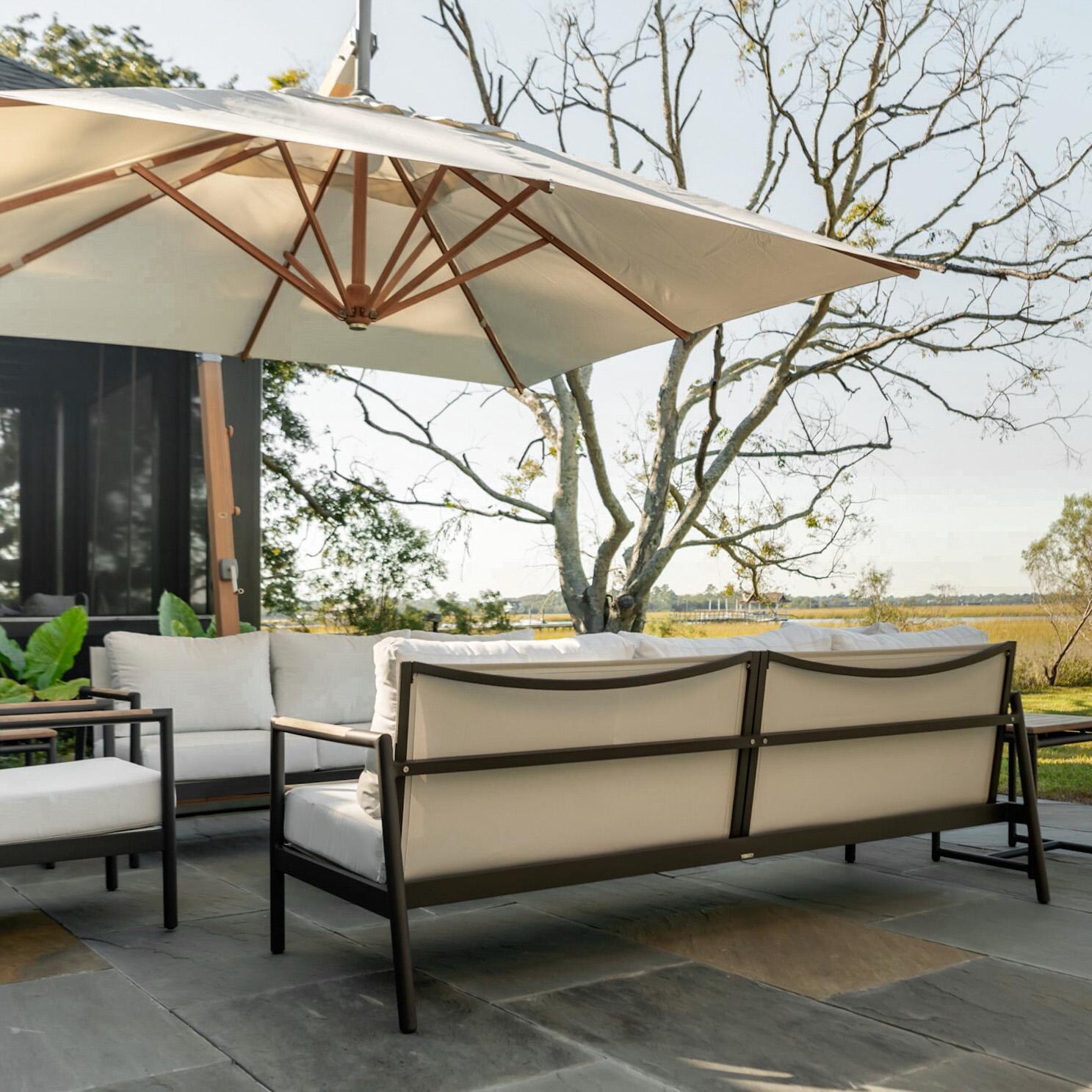 Teak + Table Paros Sofa in Natural - Lifestyle thumbnail