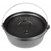 Lodge 4 Quart Seasoned Cast Iron Camping Dutch Oven - L10CO3 image