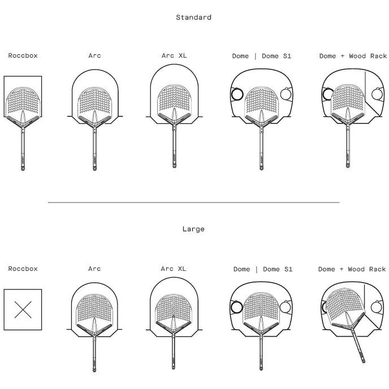 Gozney AD1774 Balance Placement Peel - Medium - Oven Compatibility - Detail thumbnail