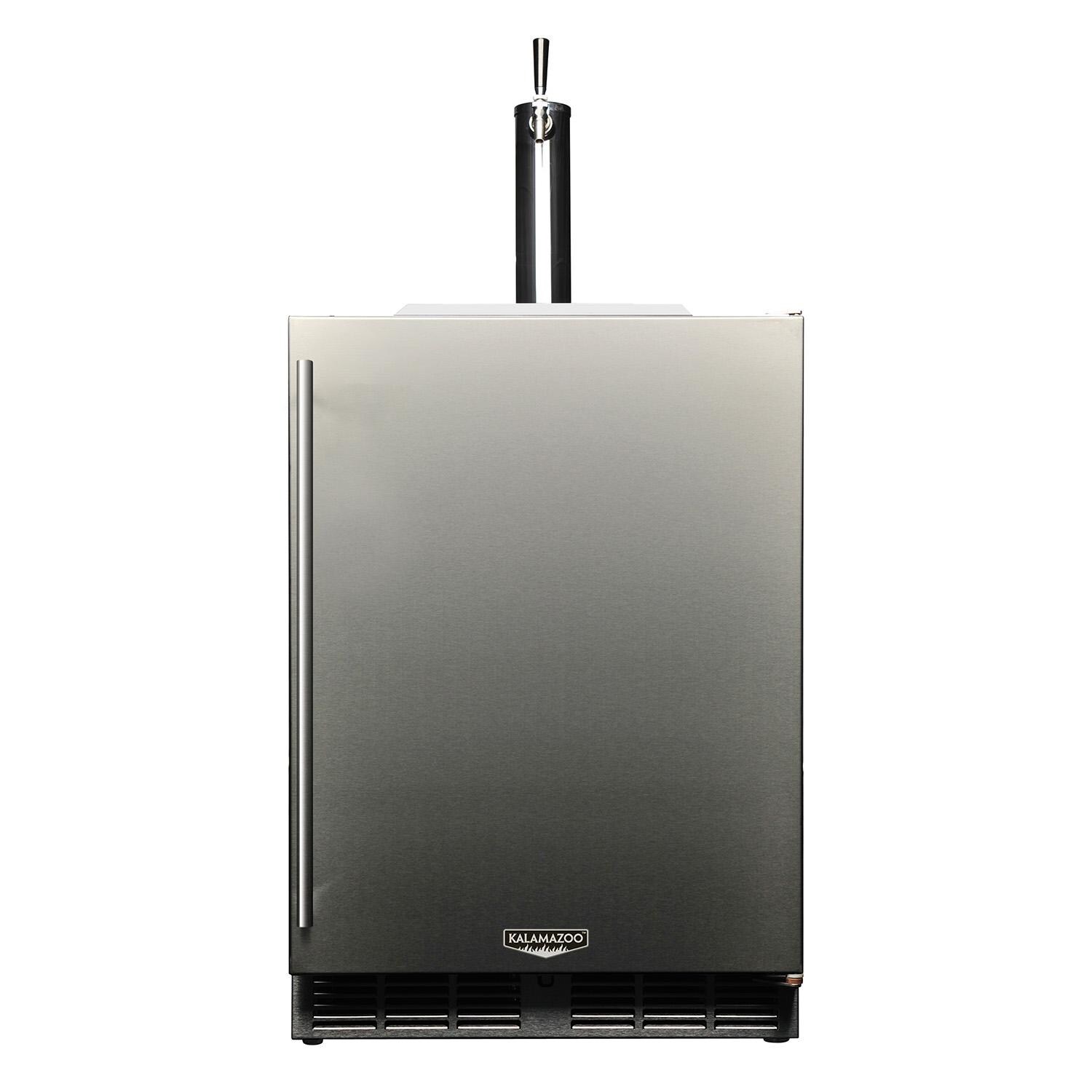 Kalamazoo K-HP24TO-4-1RL-1-M6 Signature 24 Inch Refrigerated Keg Tapper - Right Hinge - Lock - 1 Tap - Marine-Grade thumbnail