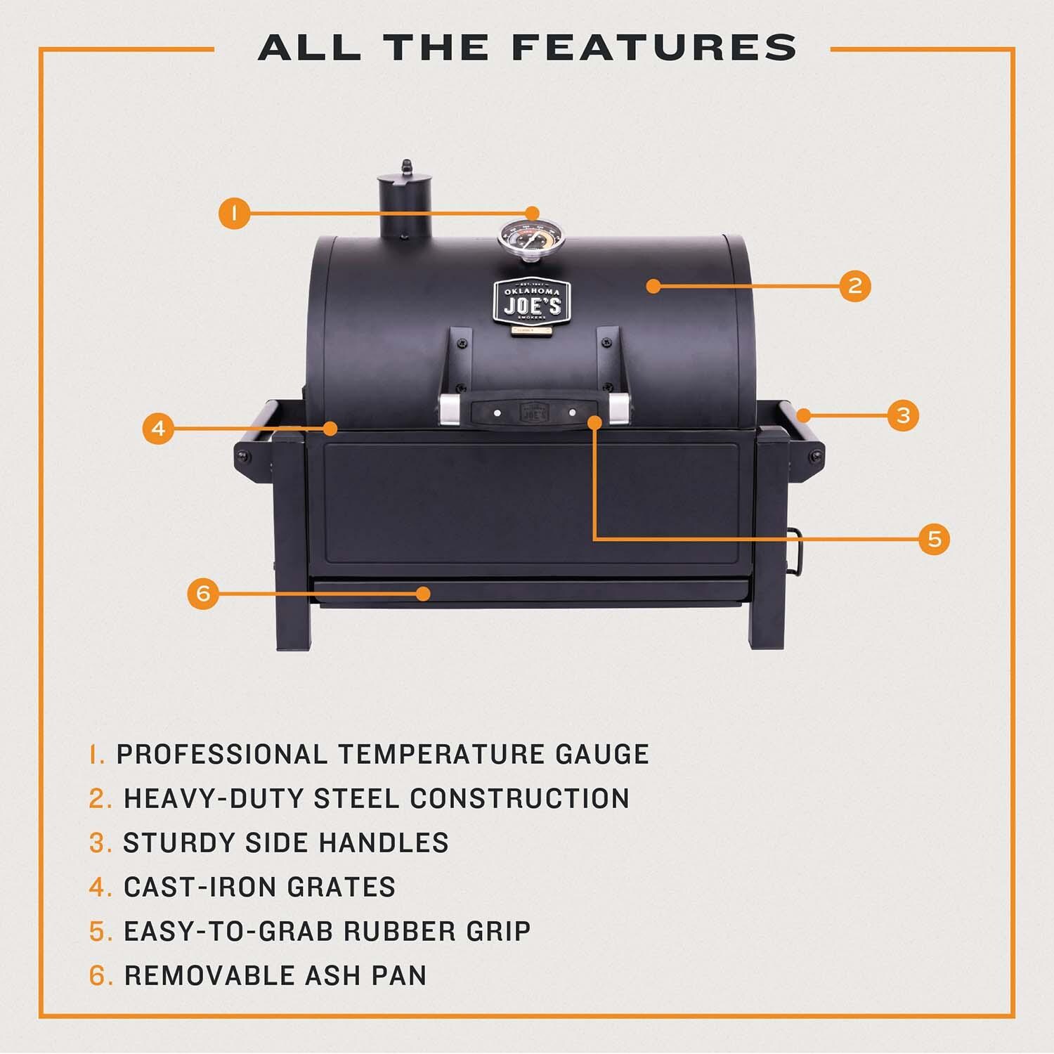 Oklahoma Joe's 19402088 Rambler Portable Grill - Detail thumbnail