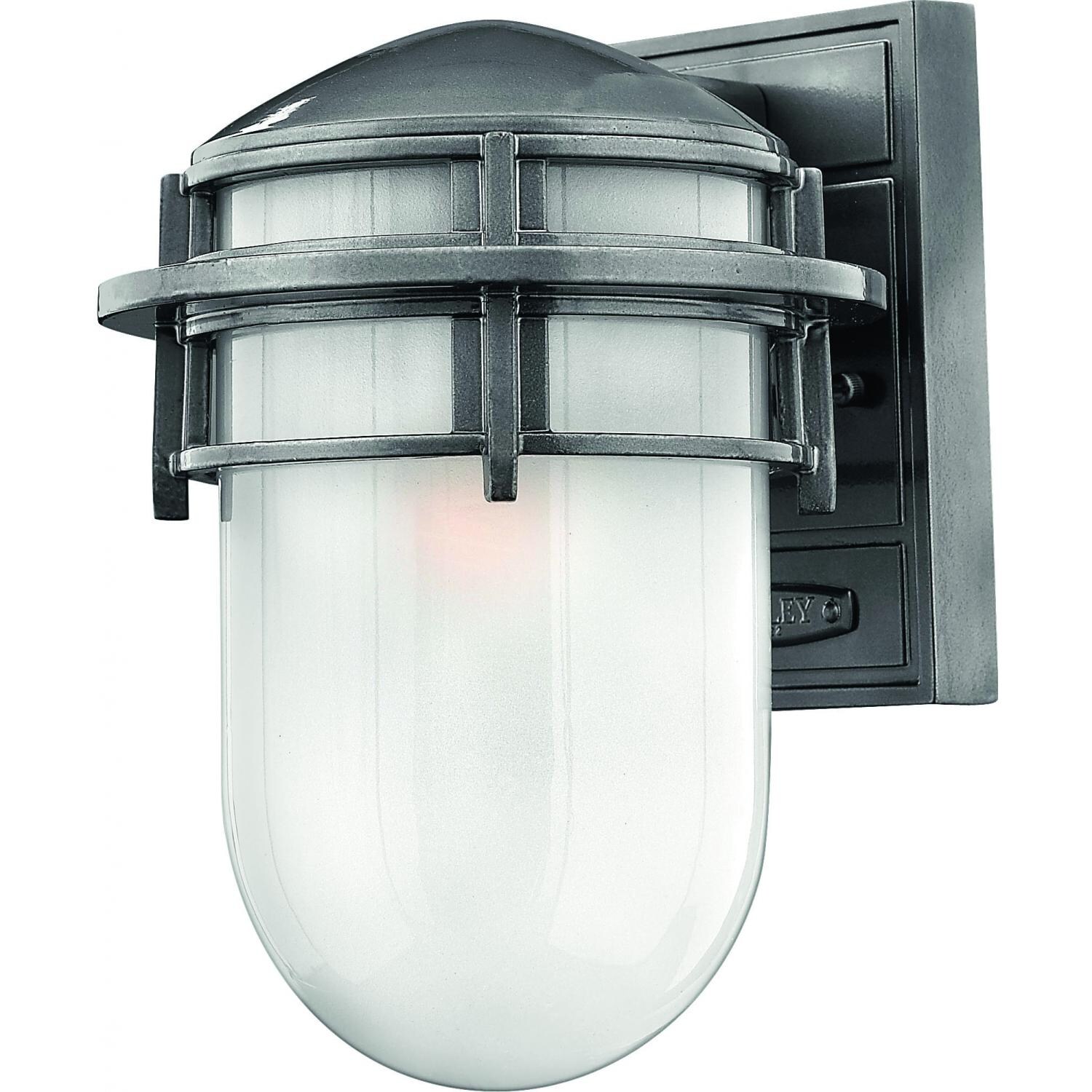 Hinkley Lighting Reef One Light 11-Inch Outdoor Wall Light - Hematite - 1950HE