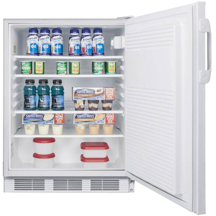 Summit 5.5 Cu. Ft. Commercial ADA Compliant Compact Refrigerator - White - Full thumbnail