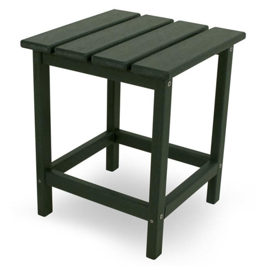 POLYWOOD ECT18GR Long Island 18 Inch Side Table in - Green thumbnail