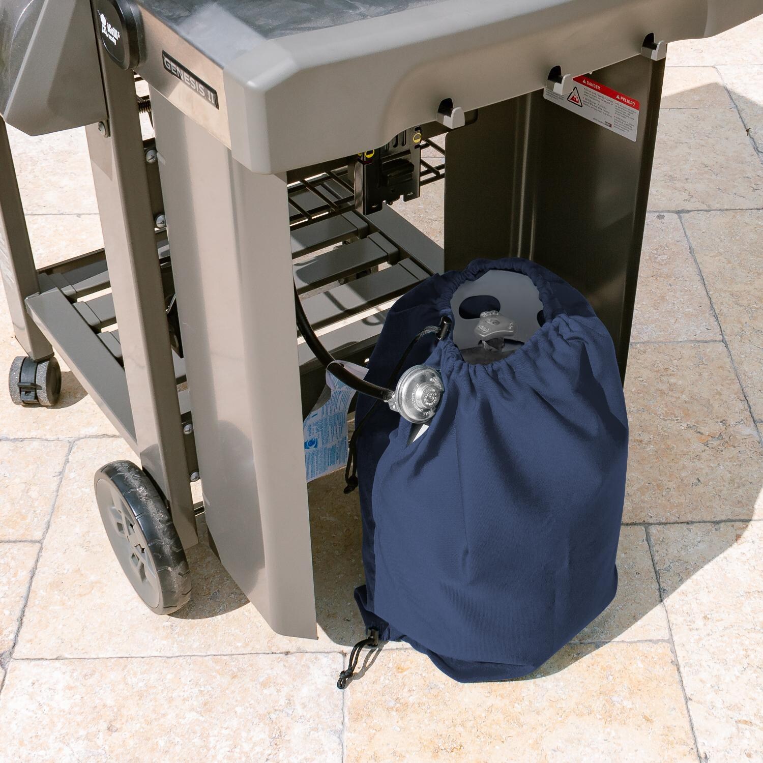 Signature Series Propane Tank Cover by BBQGuys - Lifestyle thumbnail