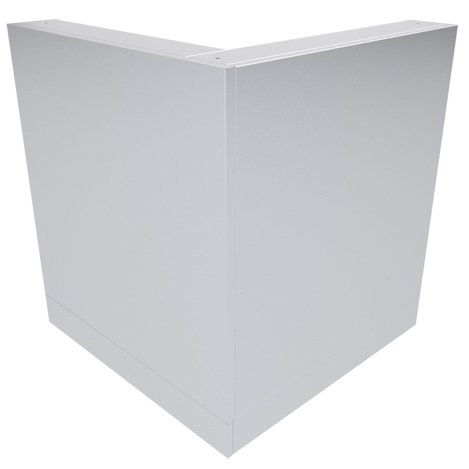 Sunstone SCC31BP90 31x 31-in Back Panel Corner Cabinet - Panel - Rear View - White Background thumbnail