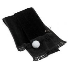 Port & Company Grommeted Hand Towel - Black image