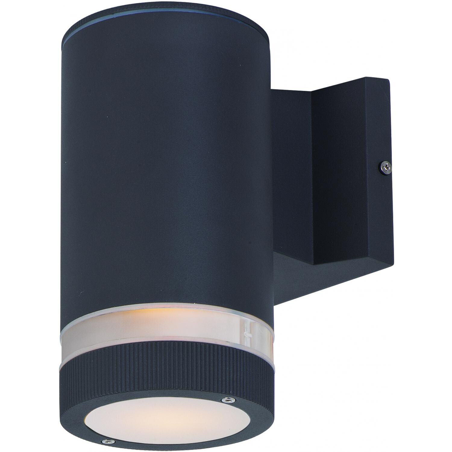 Maxim Lightray One Light 8-Inch Outdoor Wall Light - Architectural Bronze - 6110ABZ