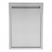 BBQGuys.com Aspen Series 20-Inch Roll-Out Stainless Steel Trash Bin