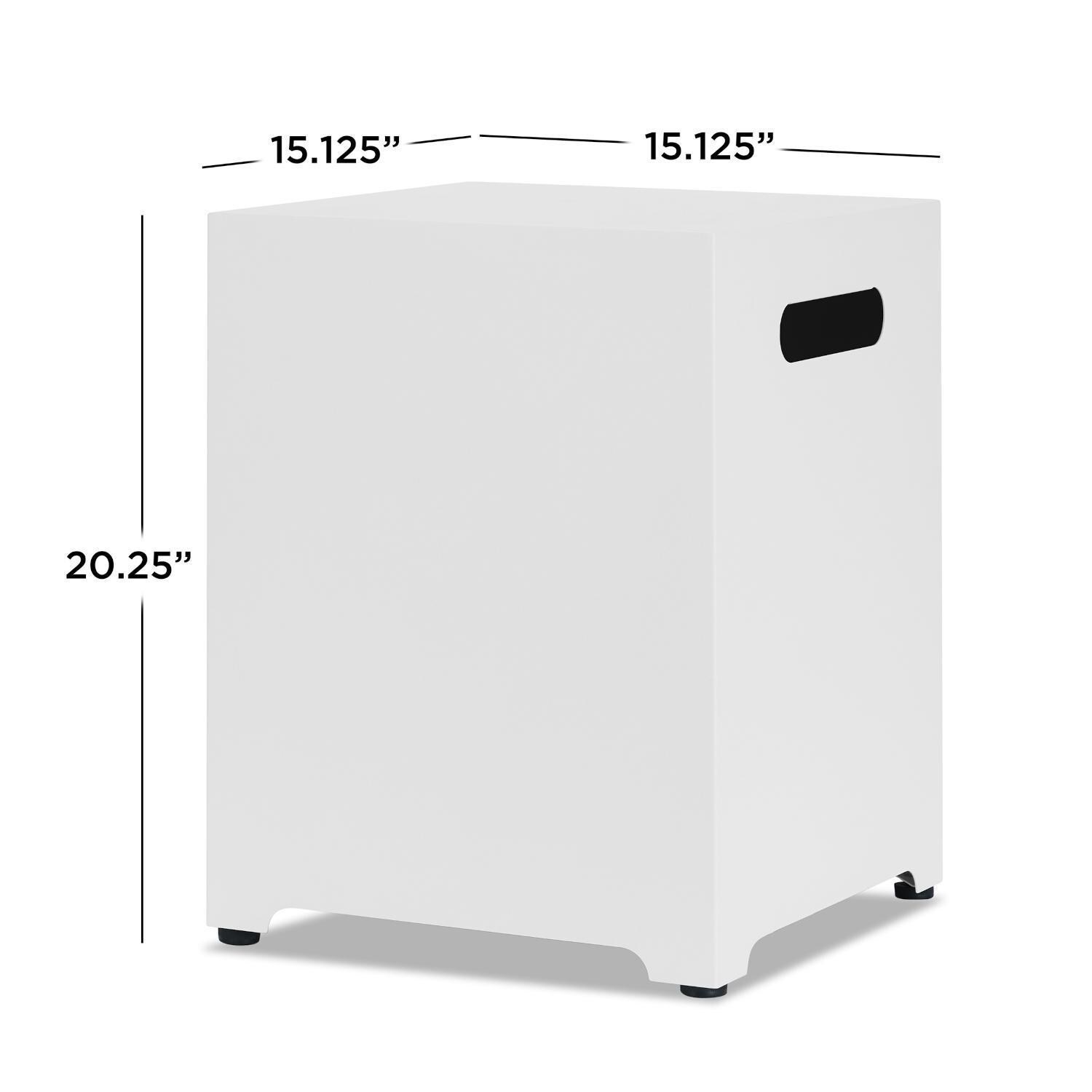 Lakeview Outdoor Designs SC-T0025-WHT Propane Tank Cover - Dimensions thumbnail