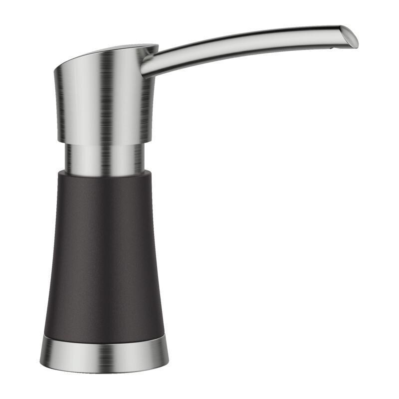 Blanco 442902 Artona Soap Dispenser - Coal Black - White Background thumbnail