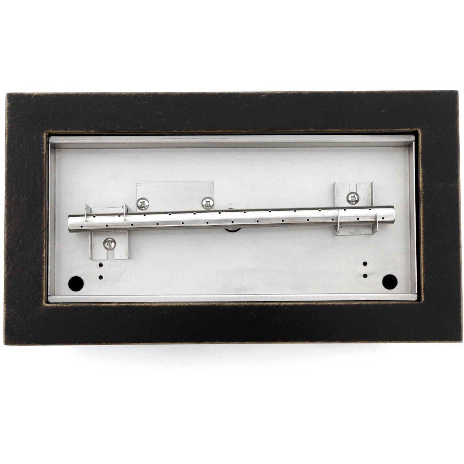 BBQGuys Signature Series Lavelle 18-Inch Table-Top Propane Fire Pit - Oil Rubbed Bronze - Top View thumbnail